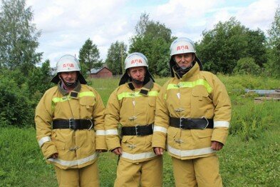 В Вологодской области появился новый состав пожарников-добровольцев